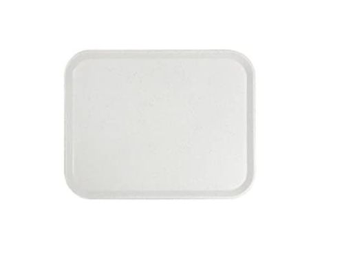 Kantinen Tablett 46 x 36 x 2,5 cm lichtgrau Polyester