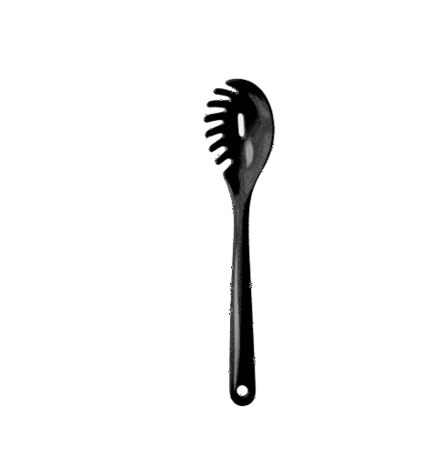 Spaghettiheber 31cm Kunststoff schwarz